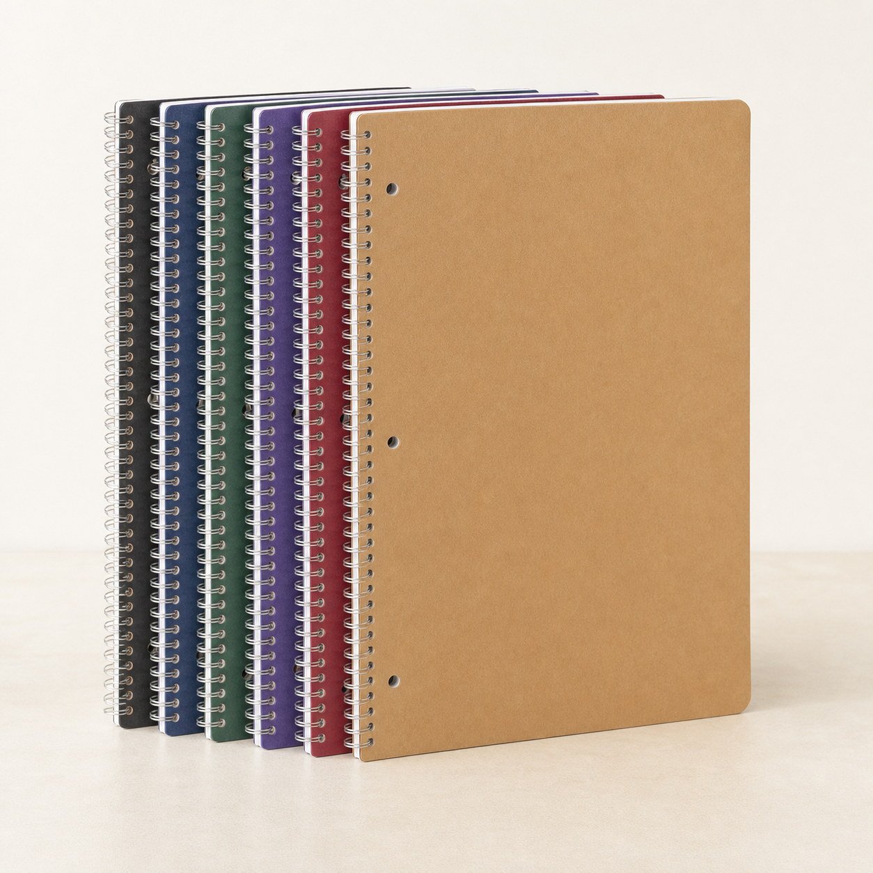 College-Ruled Spiral Notebooks, 6 Pack