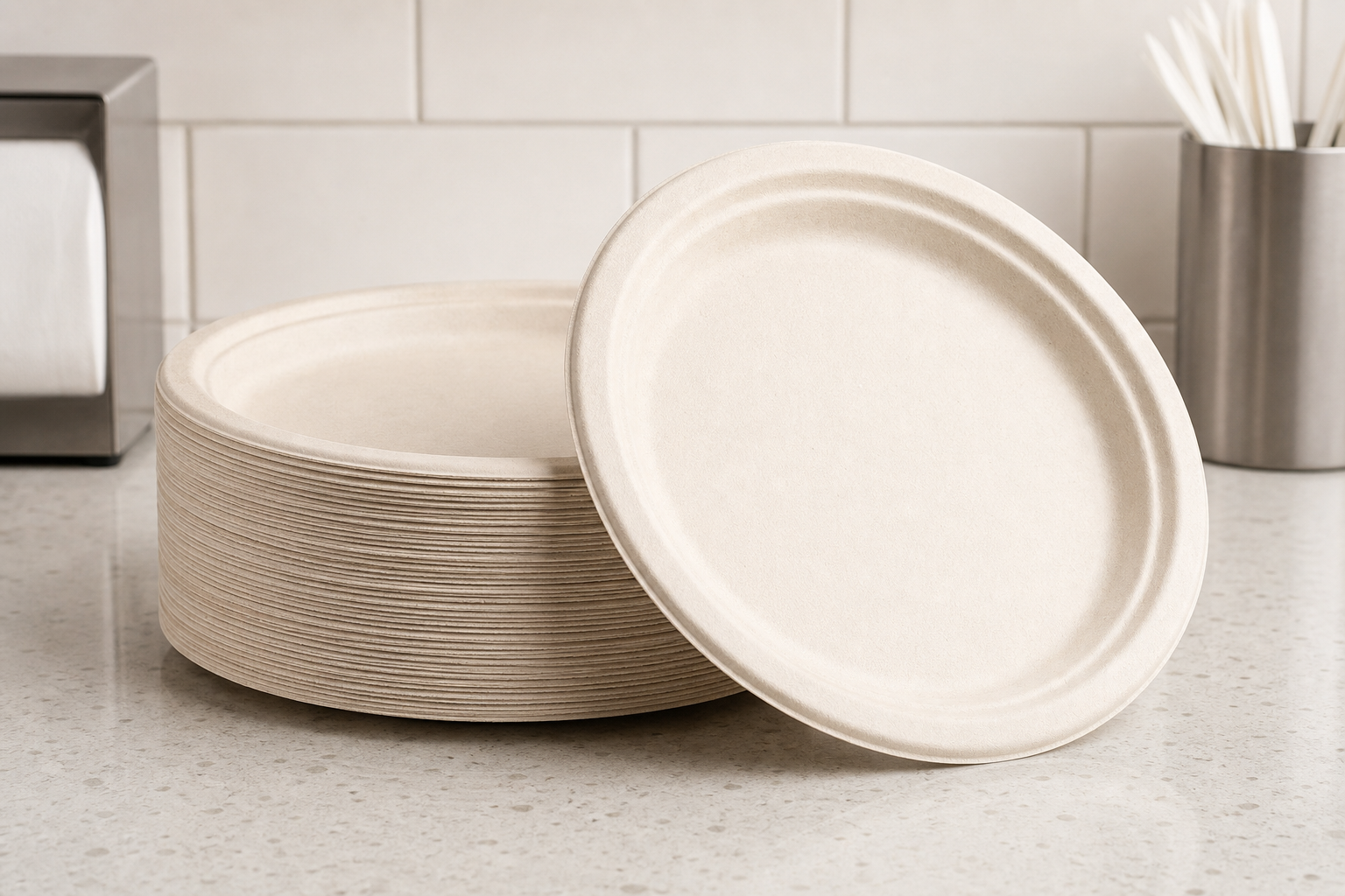 Compostable Fiber Plates