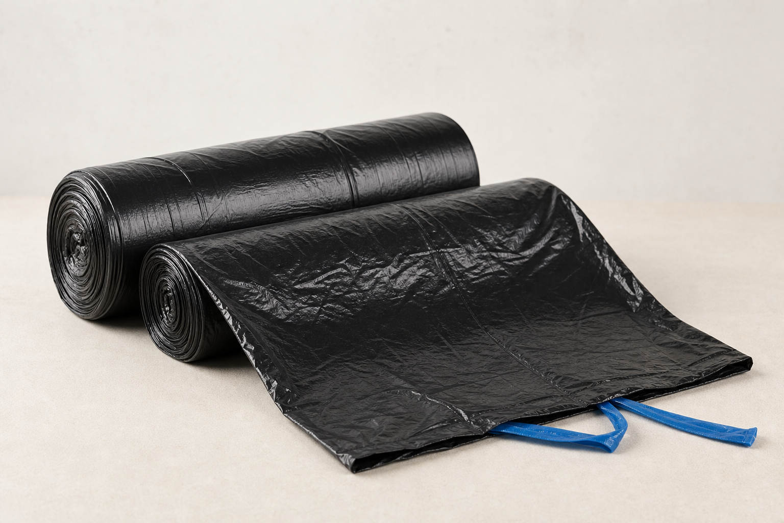 Drawstring Trash Bags, 13 Gallon