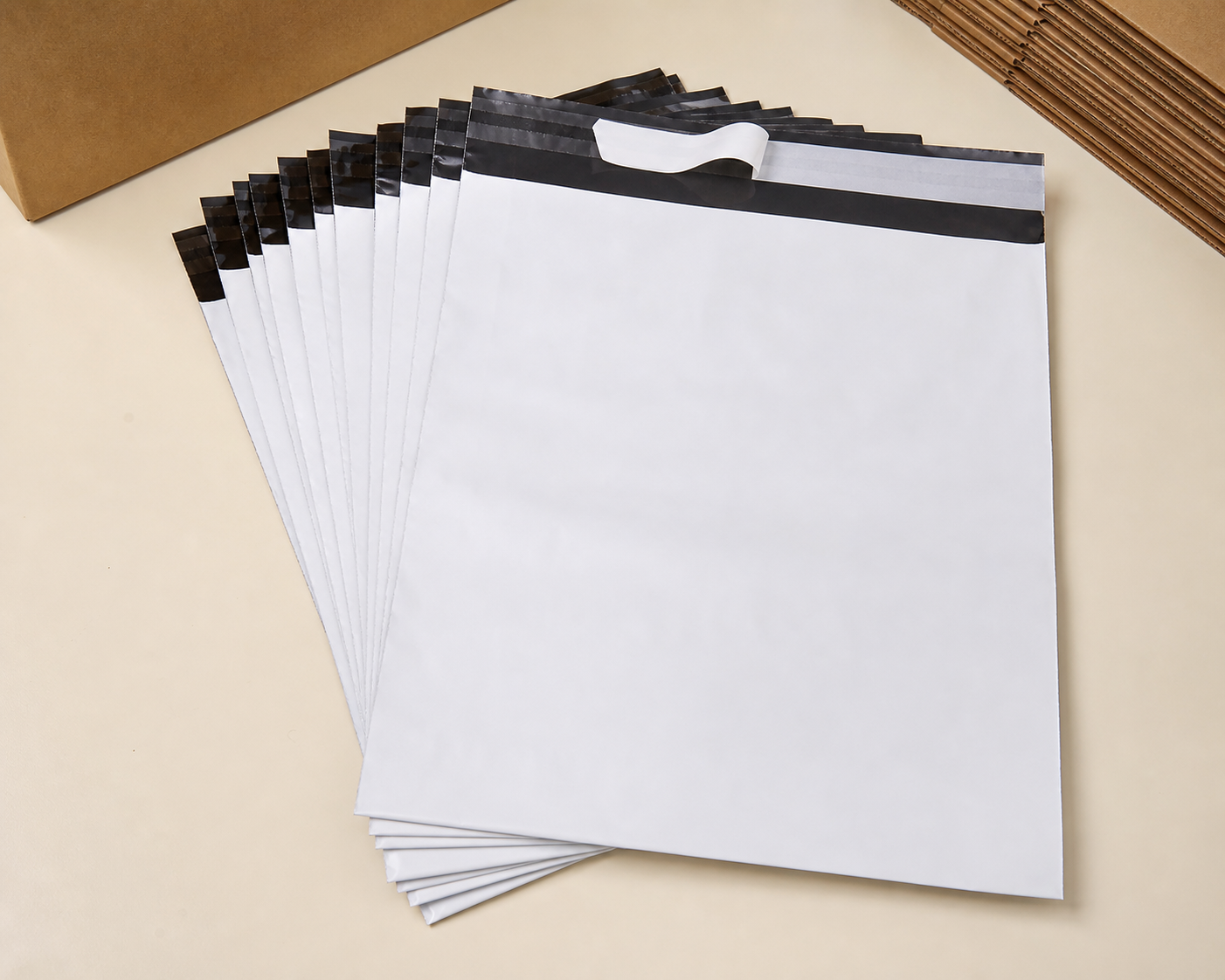 Poly Shipping Mailers, 10 × 13