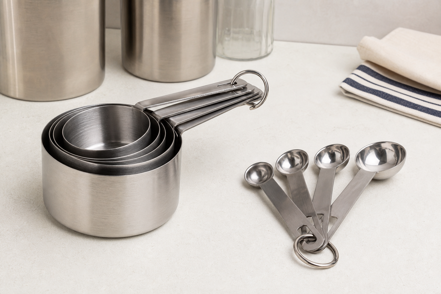 Stainless Measuring Set